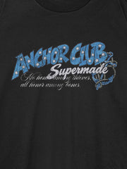 Anchor Club Graphic Washed Long Sleeve Tee; VTG Black / S, VTG Black / M, VTG Black / L, VTG Black / XL
