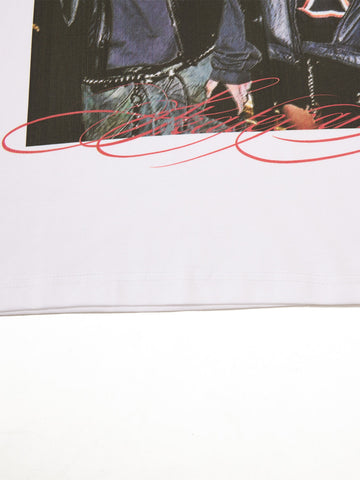Union Jack Rock Band Graphic Long Sleeve Tee