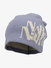 Letter Jacquard Knit Beanie