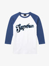 Logo Graphic Tailored-Fit 5/8 Raglan Sleeve Top