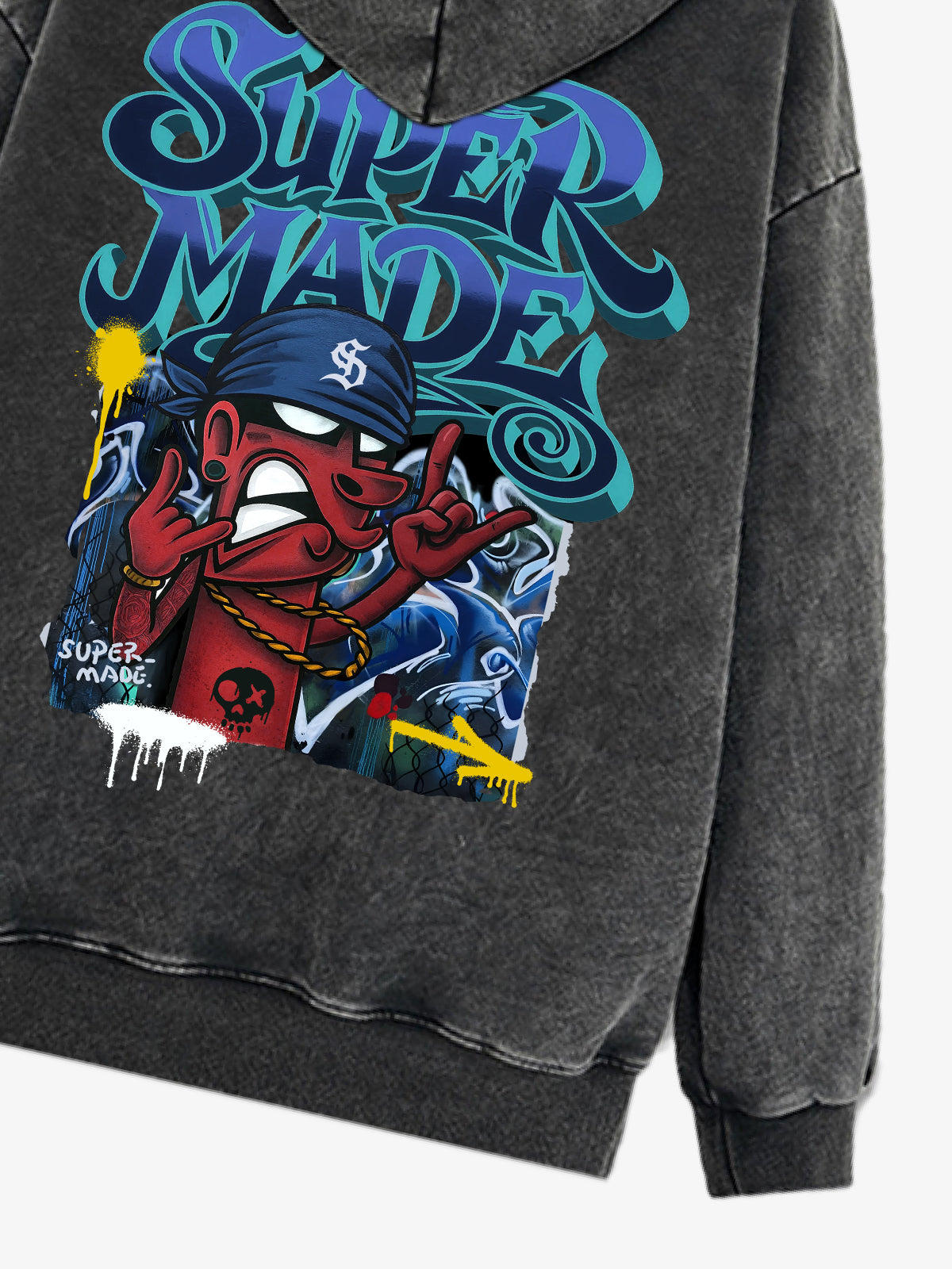 Stylish Graphic Hoodie with Bold Artwork for Casual Wear 