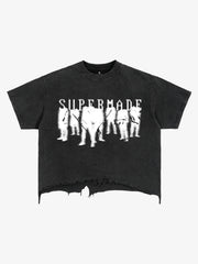 Graphic Distressed Tee