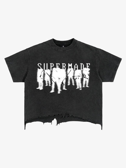 Graphic Distressed Tee