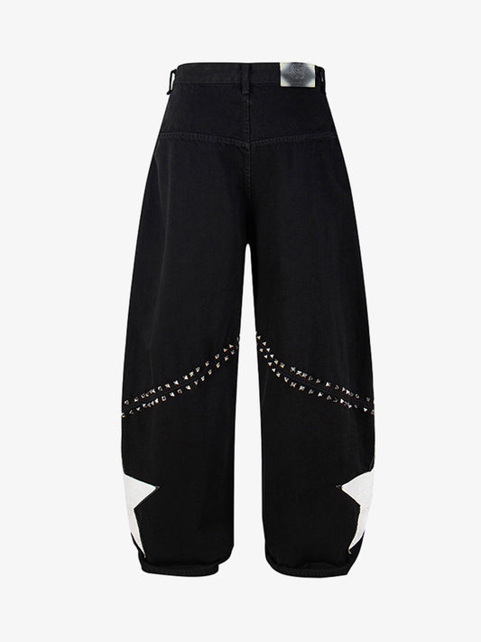 Star Patchwork Jeans