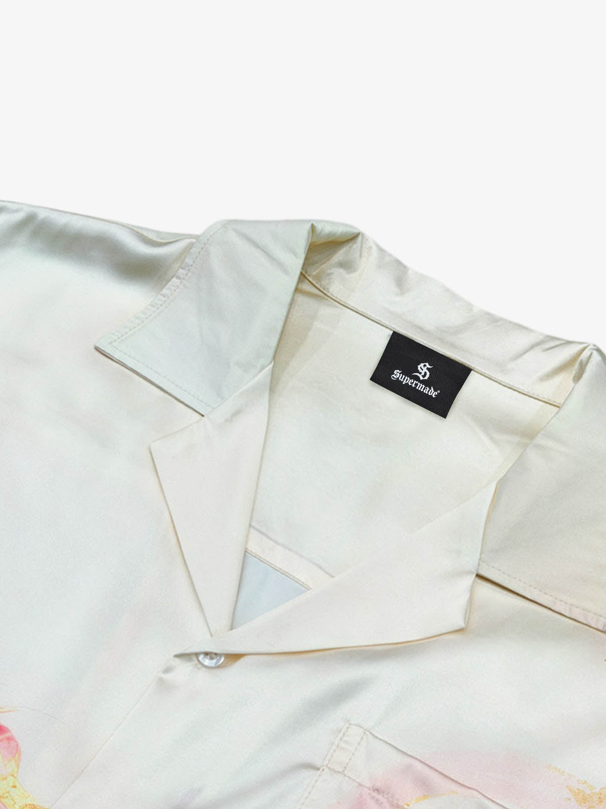 Horse Print Camp Collar Boxy Shirt 