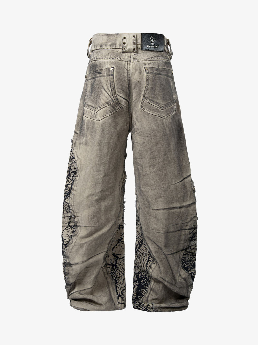 Scimitar Graphic Distressed Jeans