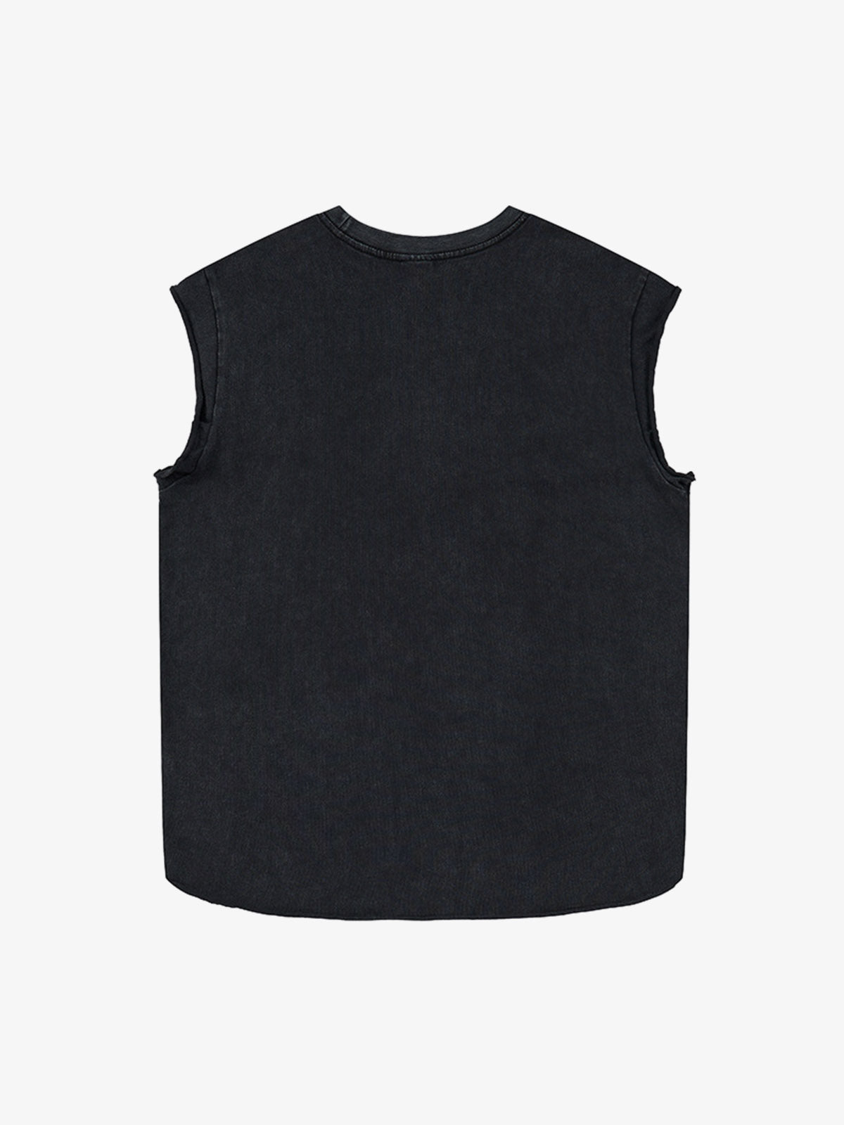Letter Cross Graphic Distressed Tank Top