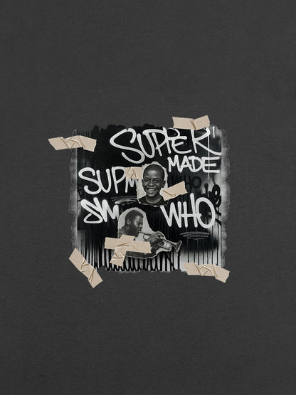 Supermade Street Retro Character Collage T-shirt 