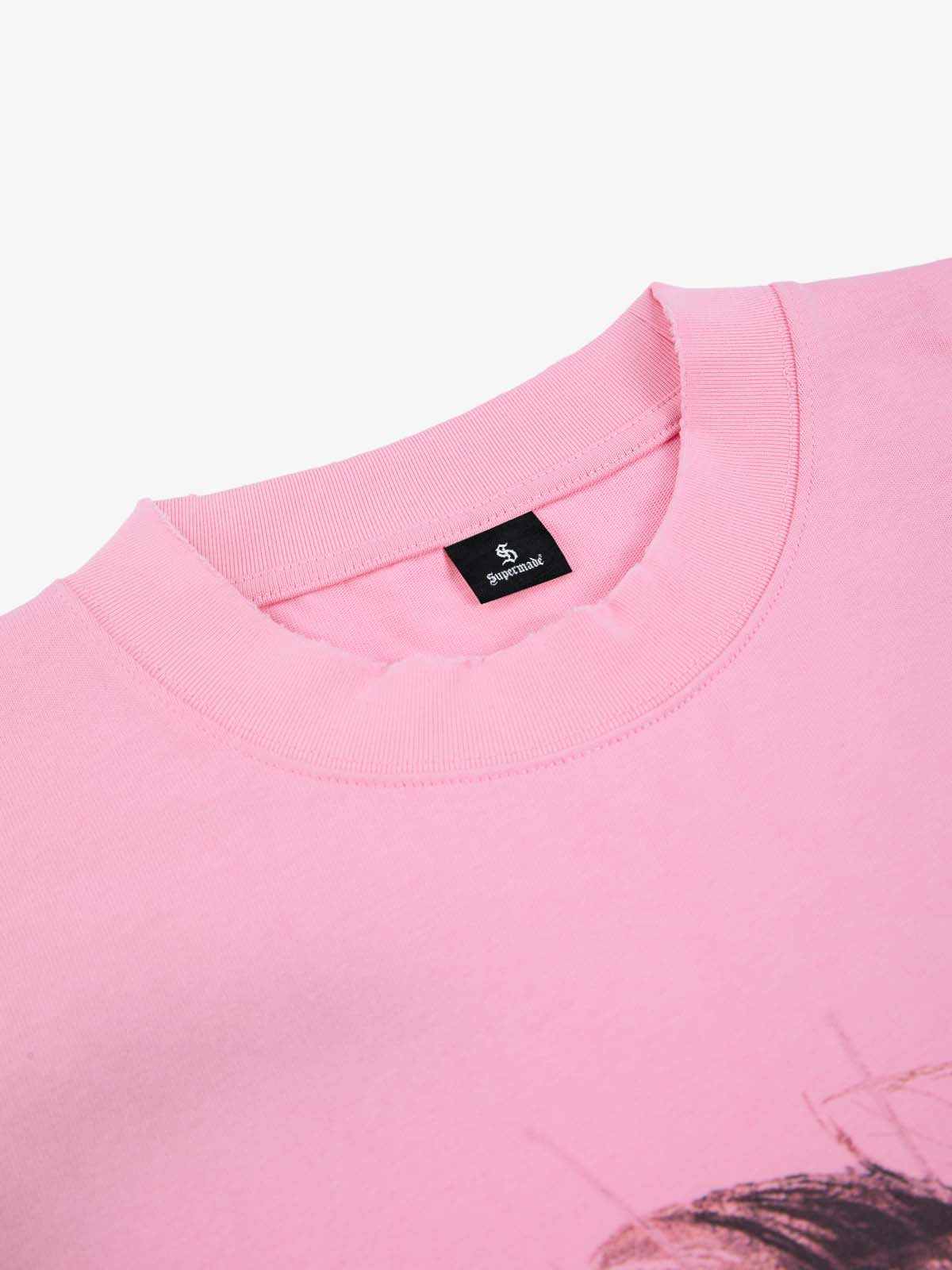 Street Retro Fun Portrait Print T-shirt 