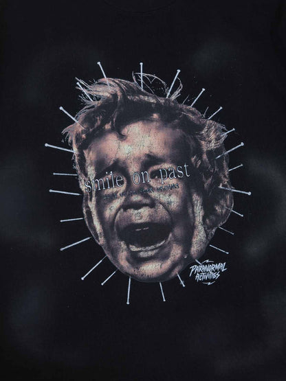 Street Retro Fun Portrait Print T-shirt 