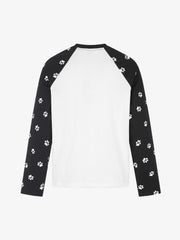 Slogan Raglan Long Sleeve Tee