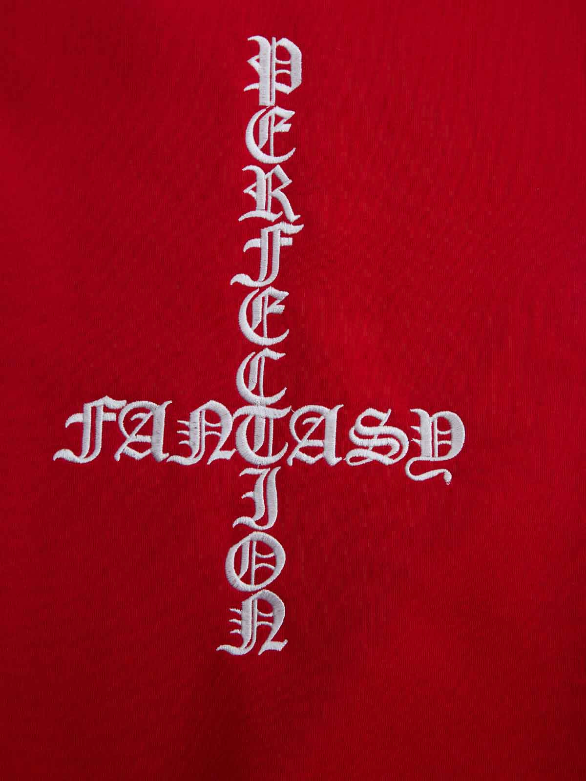 Gothic Letter Cross Embroidery Zip Up Hoodie and Sweatpants Set 