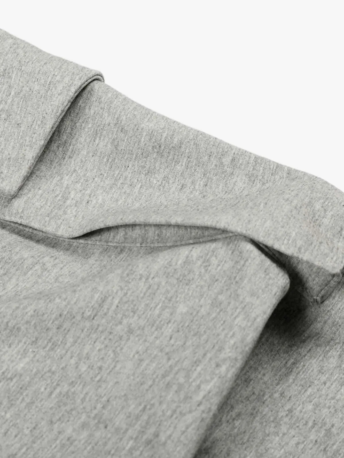 Wrinkled Detail Multi-Pocket Cargo Sweatpants 