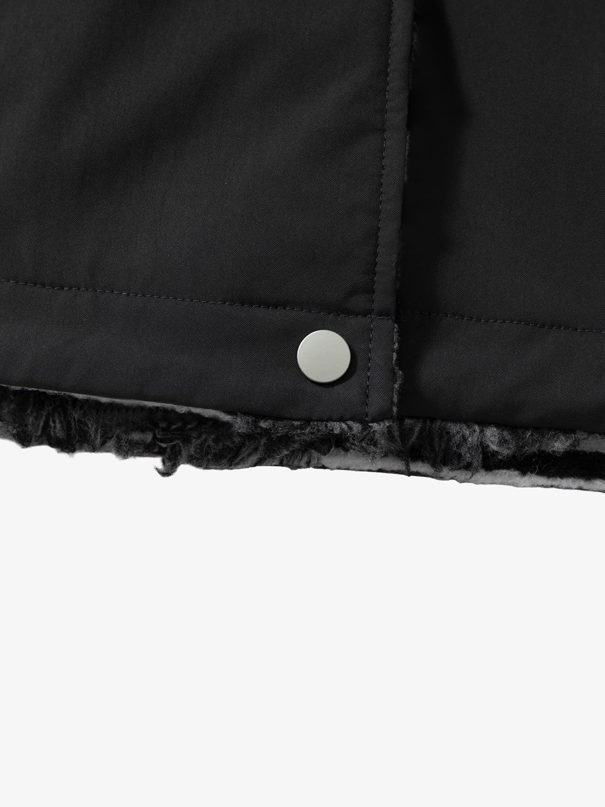 Thesupermade Special Plaid Polka Dot Reversible Cotton Jacket 