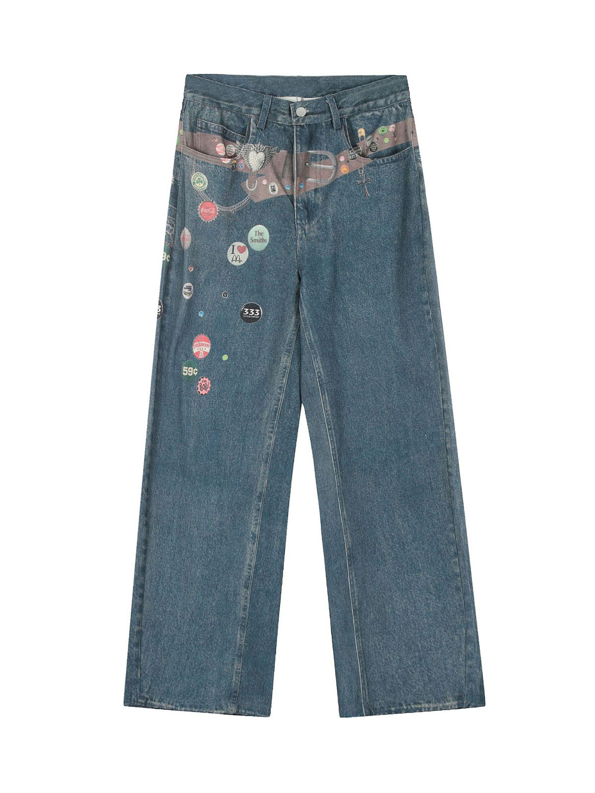 Street Washed Cleanfit Straight Jeans