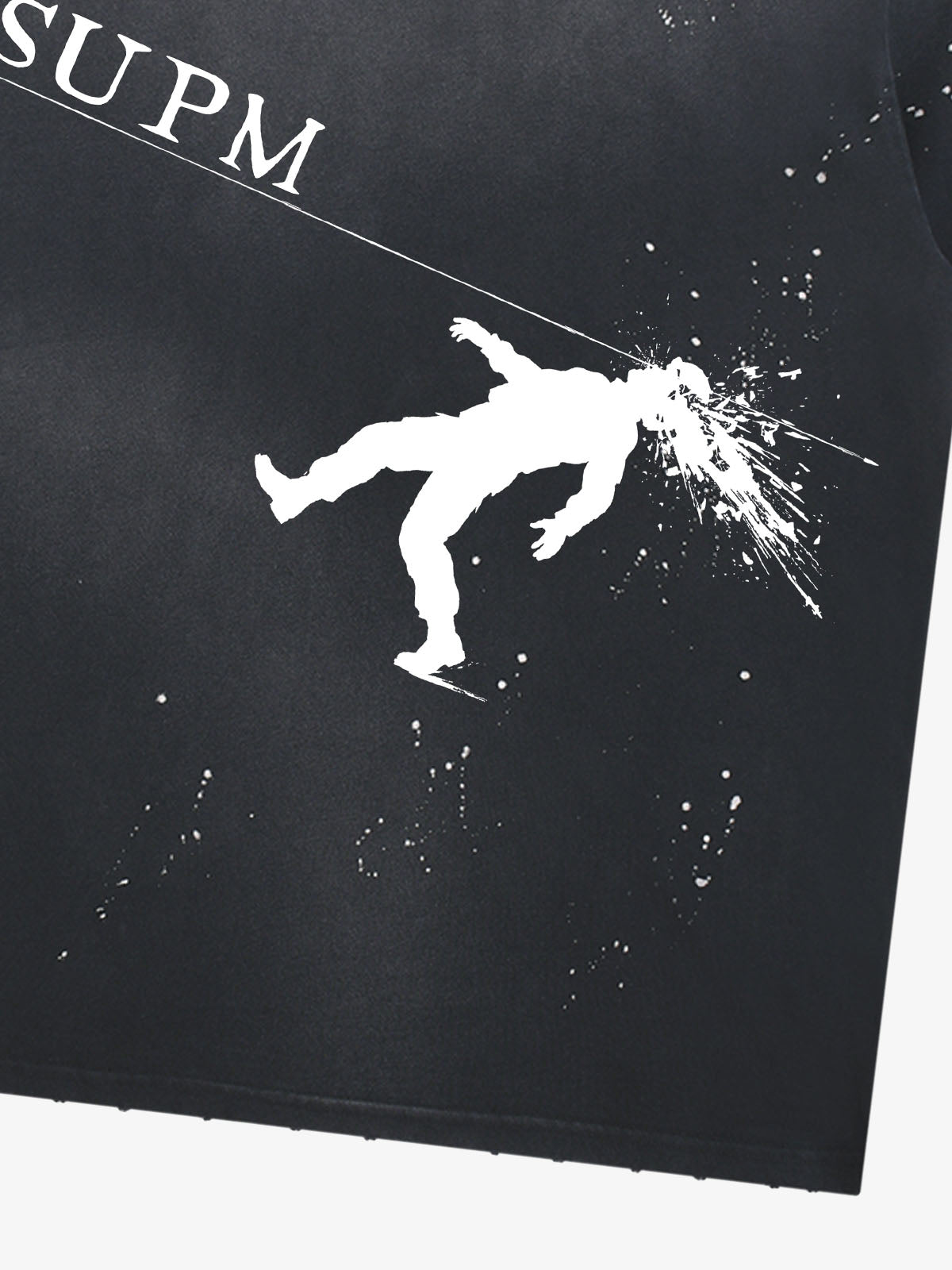 Splatter Graphic Vintage Washed Tee