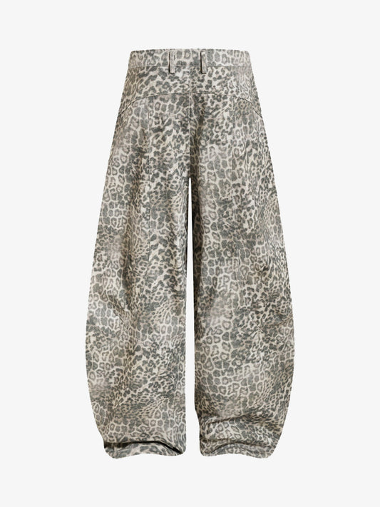 Leopard Print Wide Leg Pants - Trendy and Stylish for Everyday Wear 
