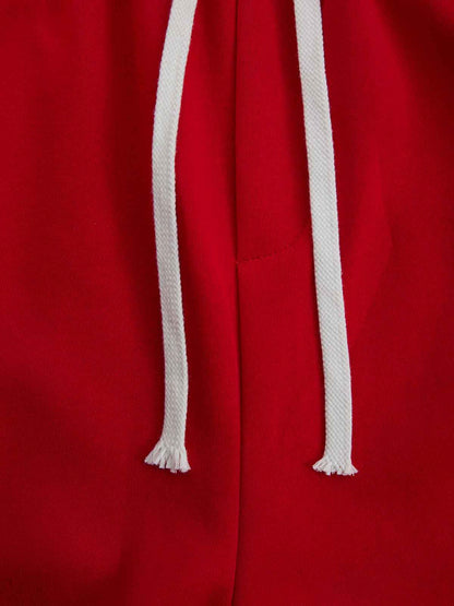 Gothic Letter Cross Embroidery Zip Up Hoodie and Sweatpants Set 