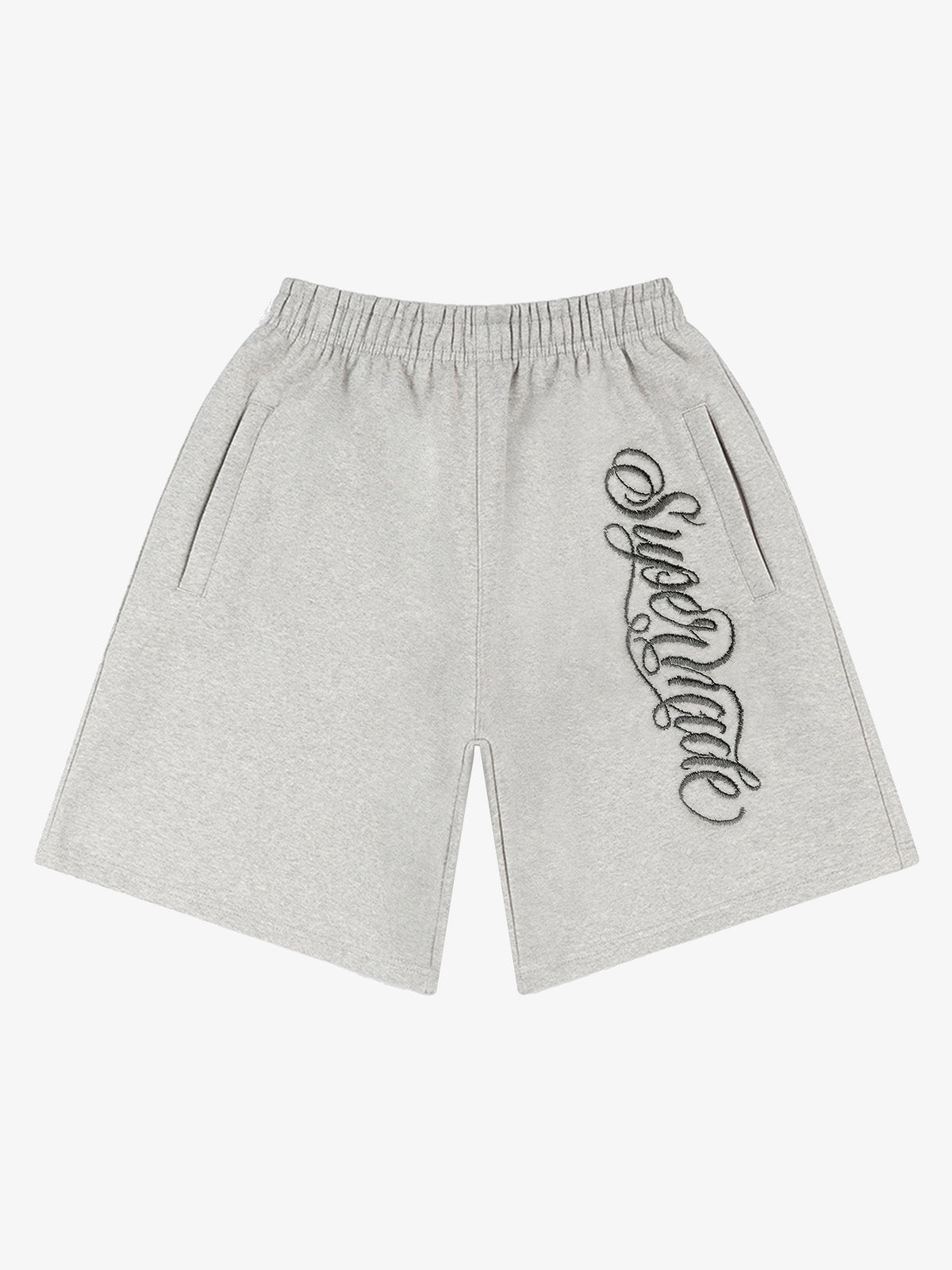 Zip Pocket Embroidered Shorts