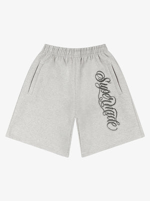 Zip Pocket Embroidered Shorts