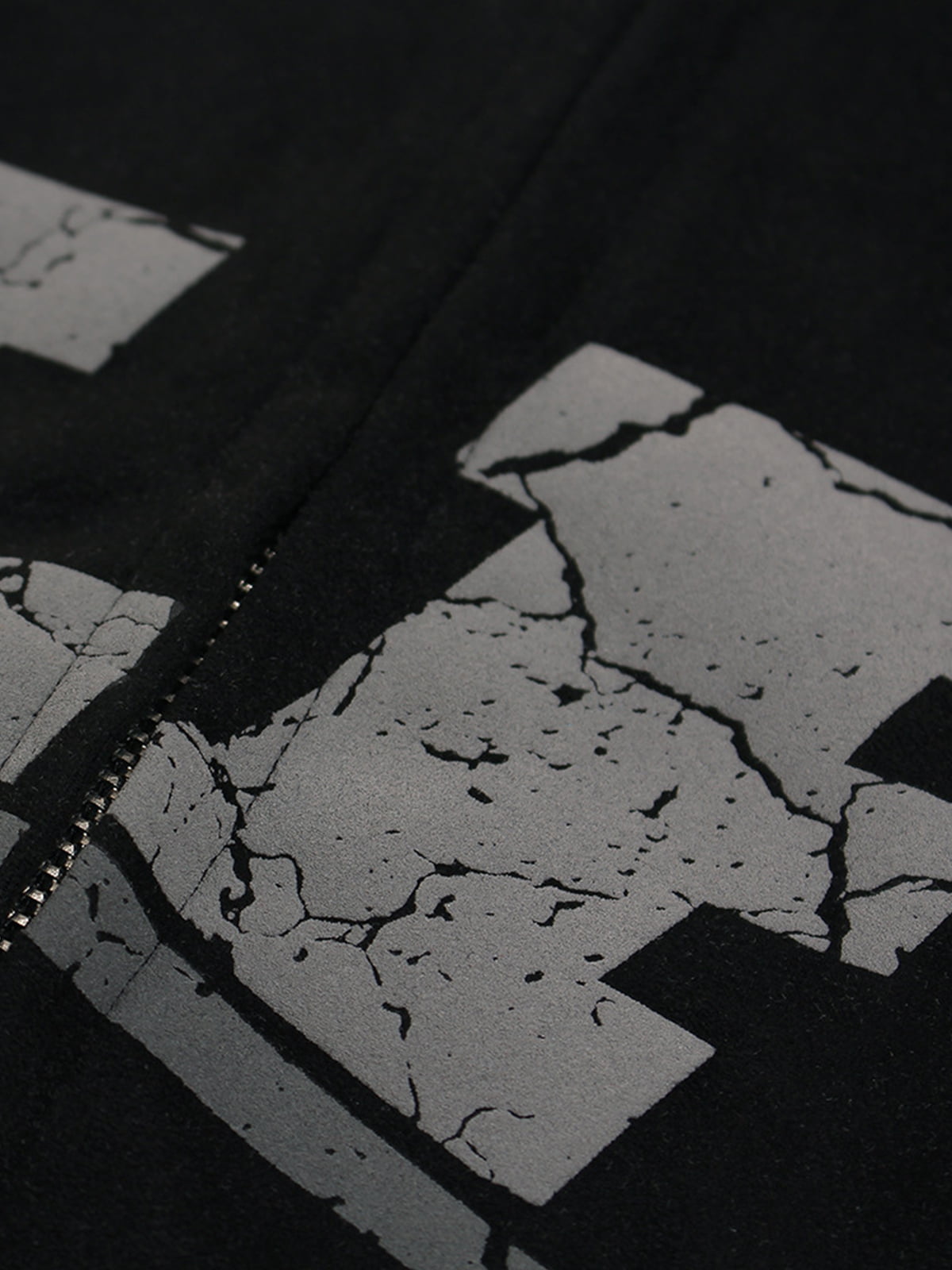 Stylish Hooded Zip-Up Jacket with Bold Graphic Design for Everyday Wear 