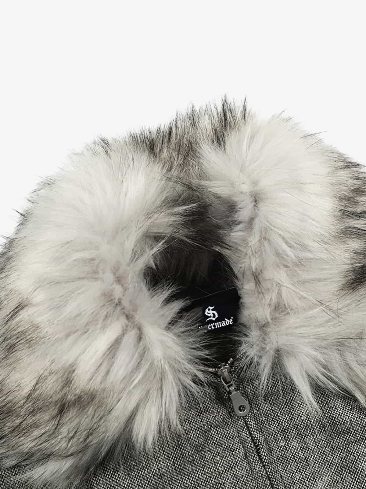 Stylish Faux Fur Collar Jacket for Winter Warmth and Fashion 