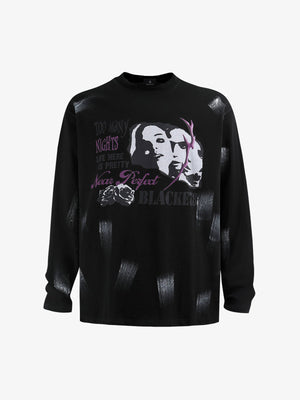 Stylish Graphic Long Sleeve T-Shirt for Men - Perfect for Casual Wear 