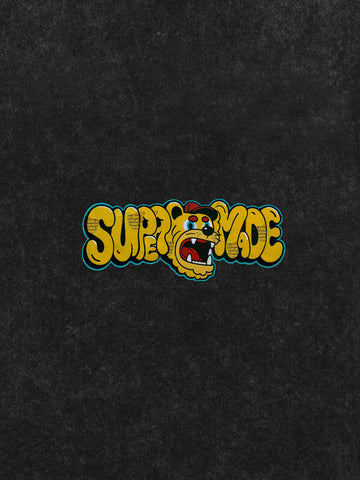 Street Graffiti Trendy Tiger Head Font T-Shirt 