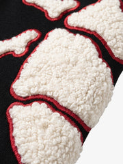 Scorpion Skeleton Terry Embroidered Wide-Leg Sweatpants