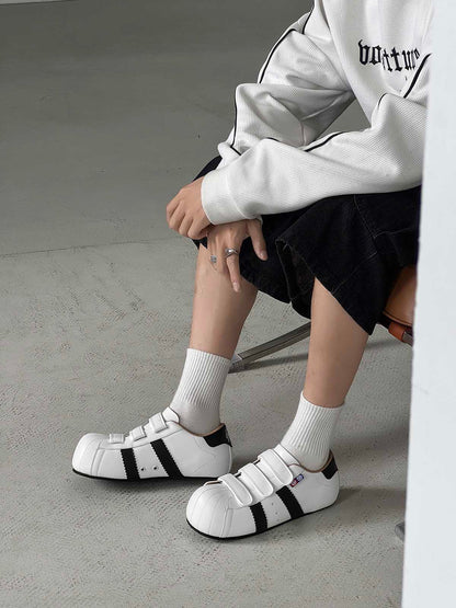 Stylish Velcro Strap Sneakers for Everyday Wear 