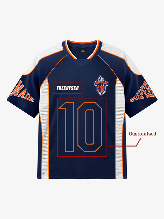 Supermade Color-Blocked Sport Jersey Pattern Customization 