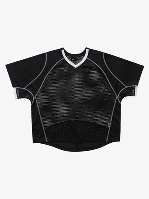 300G Jade Pattern Dyeing Mesh T-Shirt Breathable Quick-Dry Sports Tee for Men 