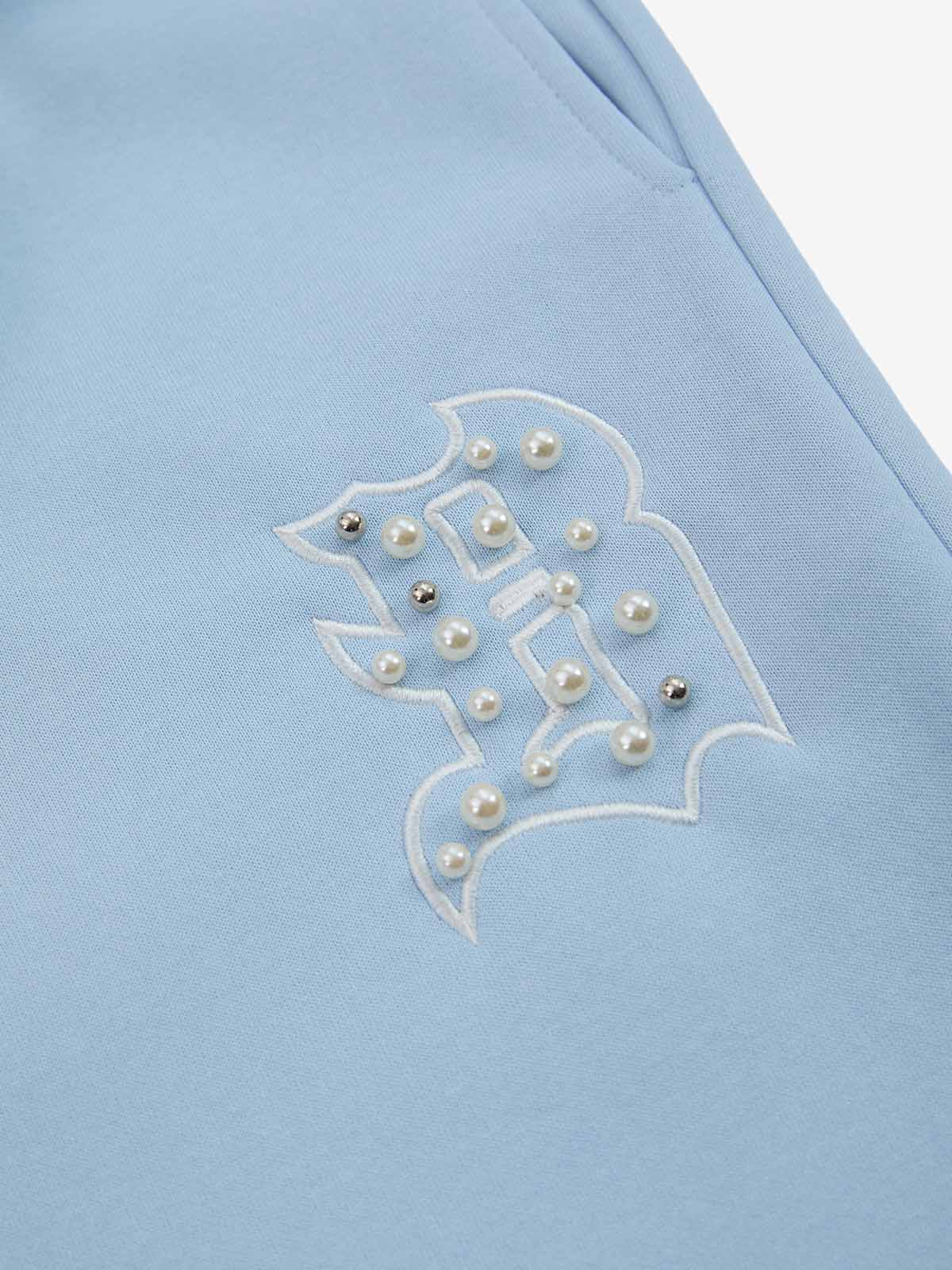 Supermade Pearl Embellished Zip Up Set 