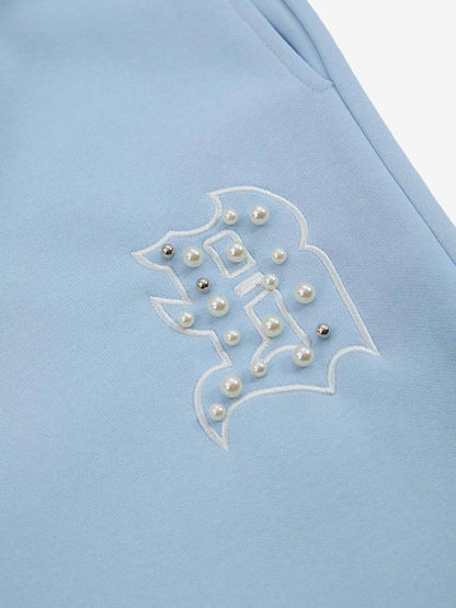 Supermade Pearl Embellished Zip Up Set 