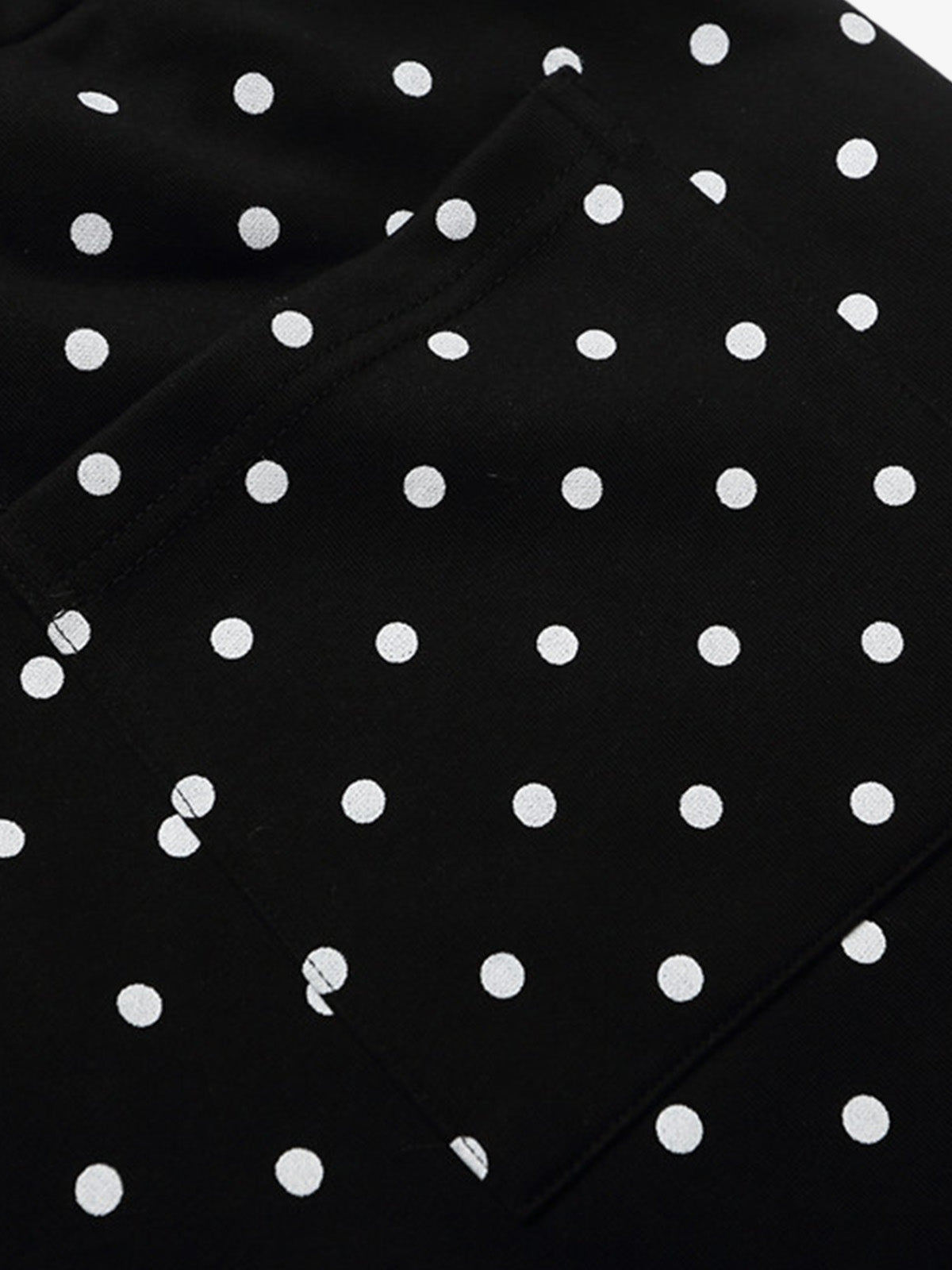 Short à pois à double taille