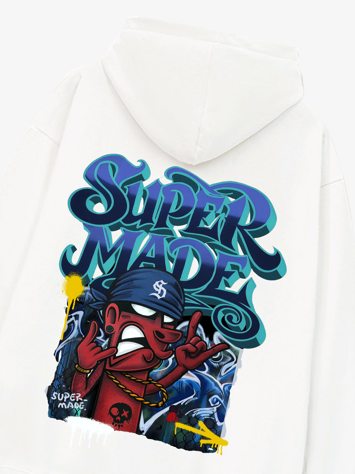 Original Graphic Letter Hoodie 