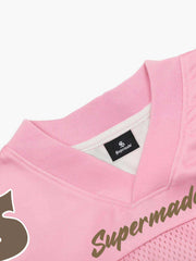Pink Flame Print Jersey T-shirt - 2390 