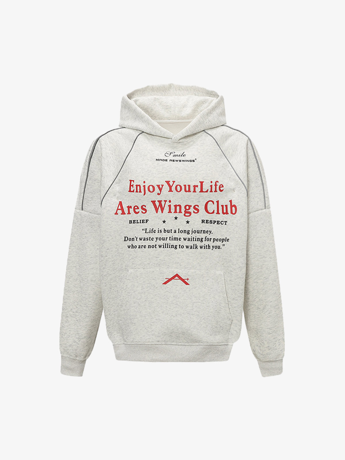 Stylish Hooded Sweatshirt with Inspirational Quotes for Everyday Wear 