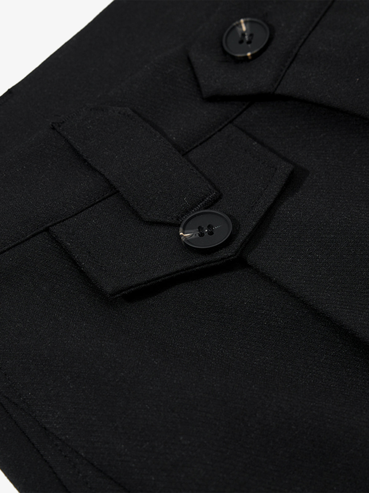 Tie Detail Relaxed Fit Draped Suit Pants 