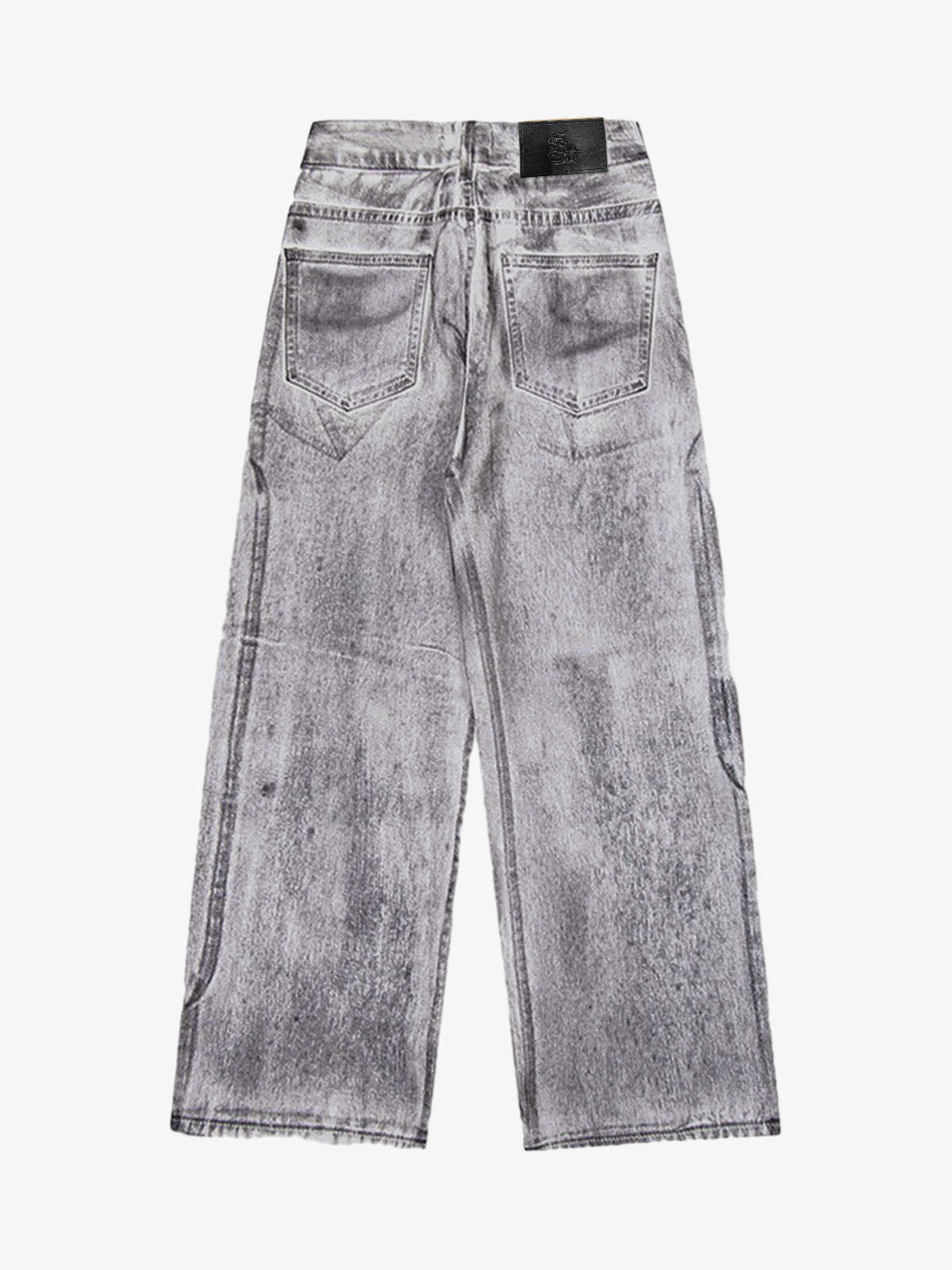 関送込 Niche Design Shaped Deconstructed Jeans 20240969_50555741_600.jpg