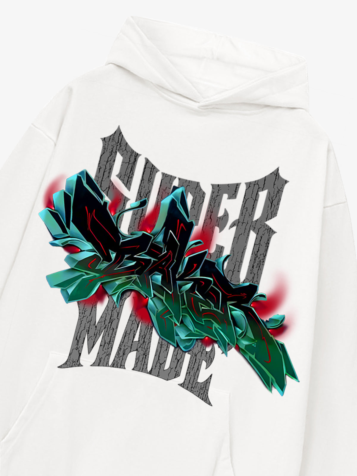 Street Graffiti Pattern Design Hoodie 