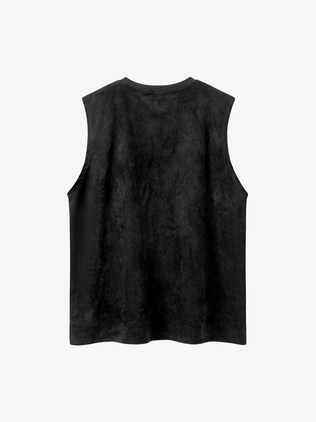 Thesupermade Printed Crew Neck Casual Vest 