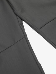 Adjustable Side Buttons Barrel Pants 