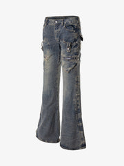 Stud Low-Rise Bootcut Jeans