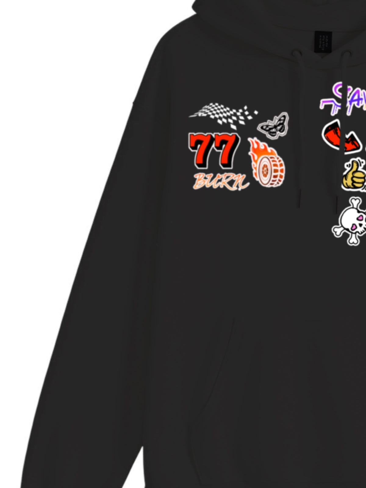Trendy Fun Art Patterns Hoodie 