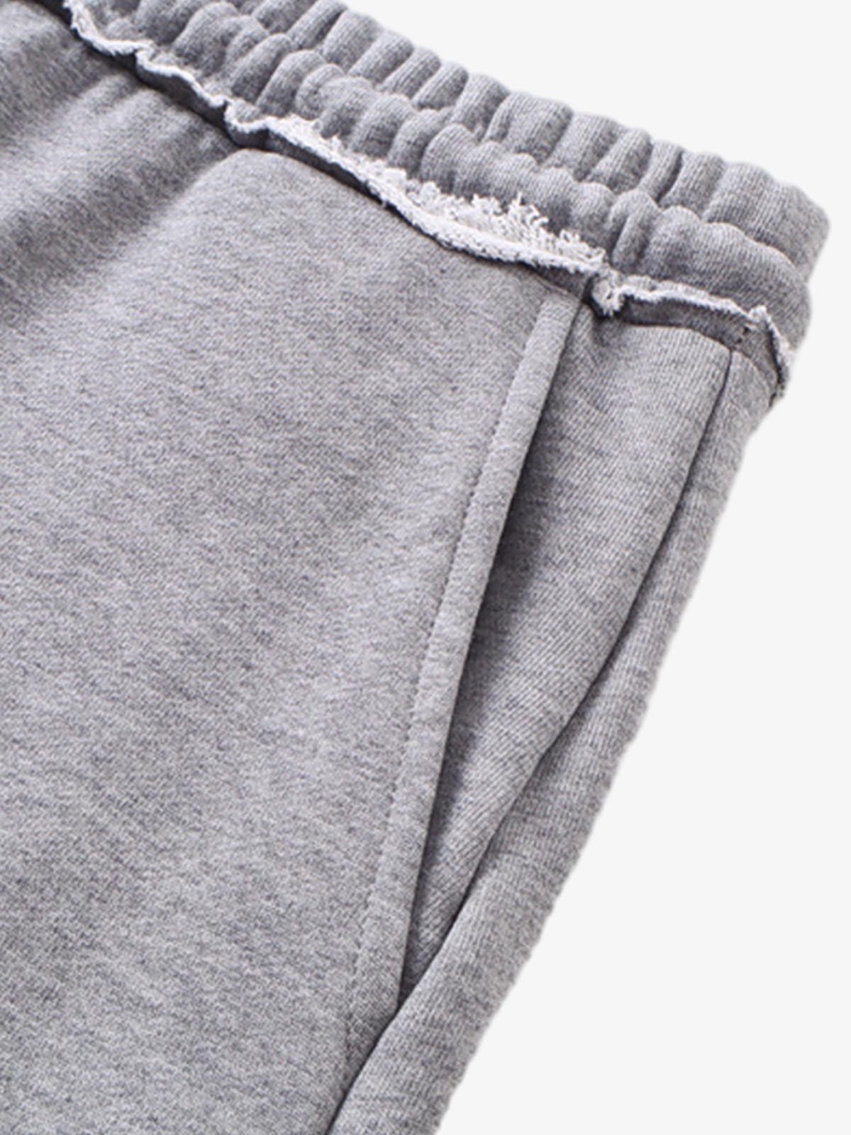 Stylish Wide-Leg Sweatpants with Unique Embroidery for Casual Wear 