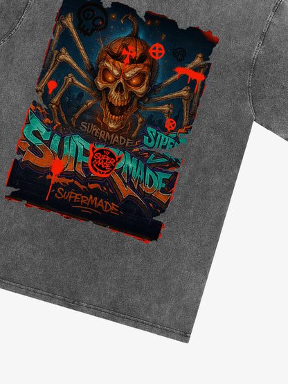 Bloody Dark Skull Spider T-shirt 