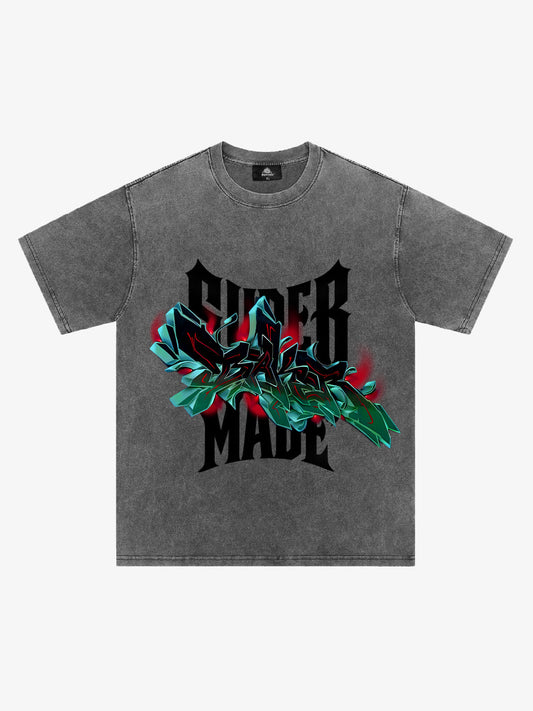 Street Graffiti Stylish Graphic T-Shirt 