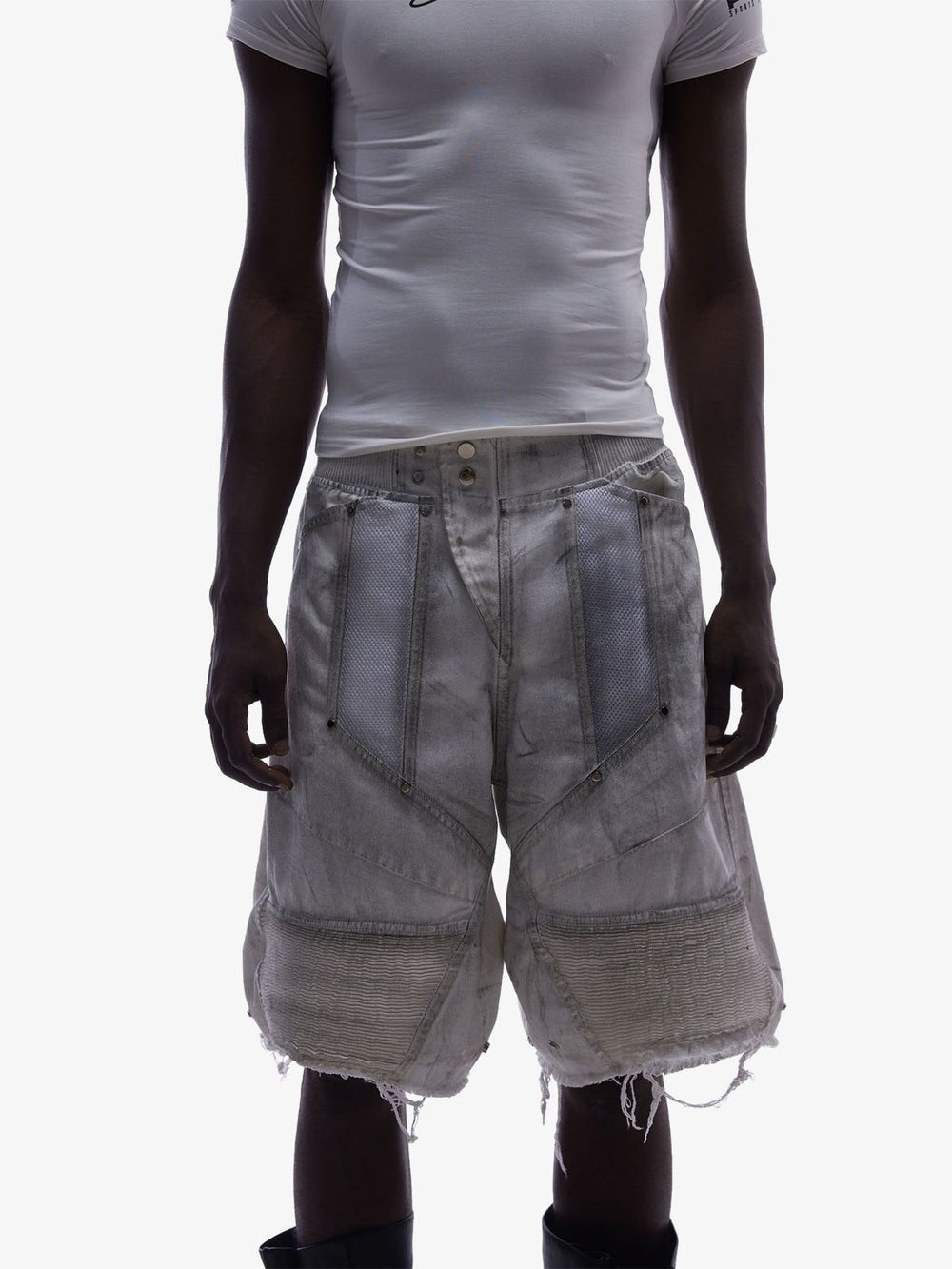 Double Waist Faux Layer Shorts