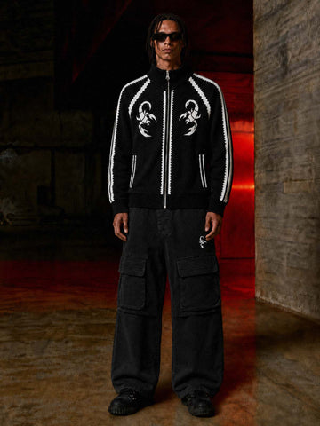 Scorpion Zip Sweater